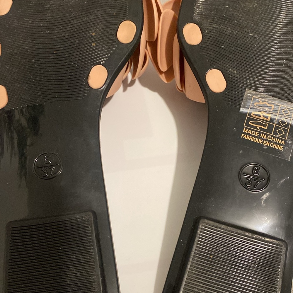 Jeffrey campbell sandals size 6 color pink and black - Picture 4 of 5